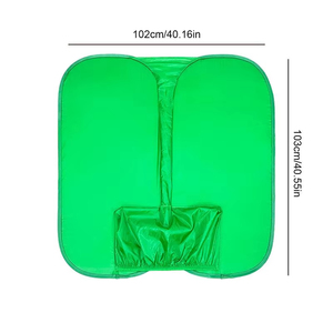 KAMPHO Faltbarer Green Screen Tragbare Fotografie Video Studio Anruf Streaming Stuhl Hintergrund - Product Image 6