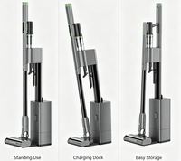 Aspirateur sans fil électrique OEM avec écran LED, filtre en mousse, faible bruit, portable, pour le nettoyage des sols à domicile