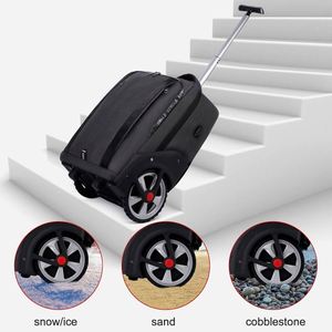 BSCI Business Carry-On Waterproof Rolling <b>Backpack</b> with <b>Wheels</b> for Laptop Compartment - Product Image 2