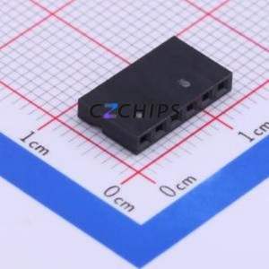 A2005H-6P Housing (Wire-to-Board / Wire-to-Wire) P=2mm Connector ( Jack Structure: 1x6P )( Pitch: 2mm )( Number of Rows: 1 ) - Product Image 2