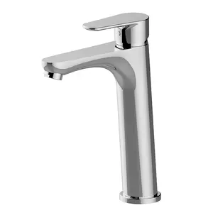 Torneiras GMA3534 Torneiras De Lavabo Banheira Deck Mounted Brass Tall Single Hole Wash Face Basin Faucets Bathroom Taps Mixer Faucet