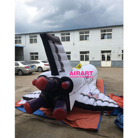 Modèle gonflable sur le thème de l'espace Offre Spéciale ballon de simulation de fusée gonflable navette spatiale gonflable