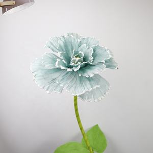 Fleurs en soie de pivoine artificielles de <span class=keywords><strong>lin</strong></span> de 50cm faites à la main pour le mariage noël nouvel an belle scène de fête toile de fond de cabine photo - Product Image 6