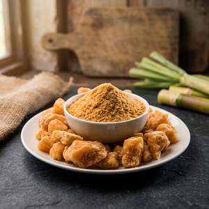 Poudre de Jaggery Pure, Édulcorant Naturel, Alternative au Sucre Brun pour la Cuisine et la Pâtisserie, Durée de Conservation de 12 Mois, Stockage au Sec et au Frais - Product Image 1