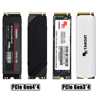 Target 4.0 Gen4 PS5 Internal Laptop Komputer SATA 3.0 NVMe M.2 SSD 256GB-2TB dengan Heatsink Garansi 3 Tahun