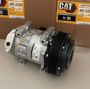 คอมเพรสเซอร์เครื่องปรับอากาศ 218-0324 2180324 24V เหมาะสำหรับรถขุดรุ่น E345B และ E365B ปั๊มน้ำมัน - Product Image 2