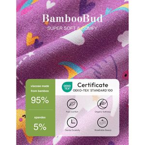 BambooBud Body imprimé licorne pour bébés filles, avec jupe en tulle, tenue d'été sans manches, 3-24 mois - Product Image 3