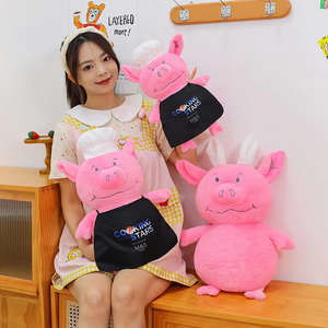 Peluche Estilo Cerdito Rosa. Lindo Peluche de Cerdo de Pie Estilo Piggy. Adecuado para regalos familiares para amigos, niños y niñas. - Product Image 4