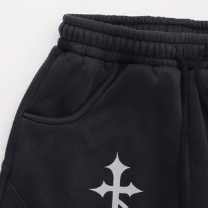 OEM カスタムパンツ スウェットパンツ ユニセックス カジュアル レタープリントパンツ ゴムウエスト ファッションパンツ カスタムロゴ - Product Image 3