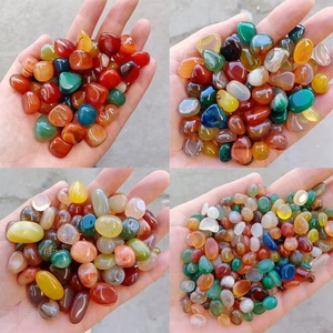 Piedra de ágata de cristal colorida natural, fabricante directo, piedra <span class=keywords><strong>Nanjing</strong></span> Yuhua, pecera, adornos decorativos, guijarros crudos - Product Image 3