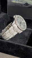 Reloj de Diamantes Moissanite de Estilo Japonés de Lujo, Muy Solicitado, para Uso Diario y Reuniones de Oficina, Disponible a Precio de Fábrica