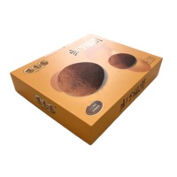 Rich Mellow Dessert Gâteau Papier Boîte D'emballage Boîtes D'emballage Alimentaire Gaufrage Mat Lamination Revêtement UV pour Présentation Premium