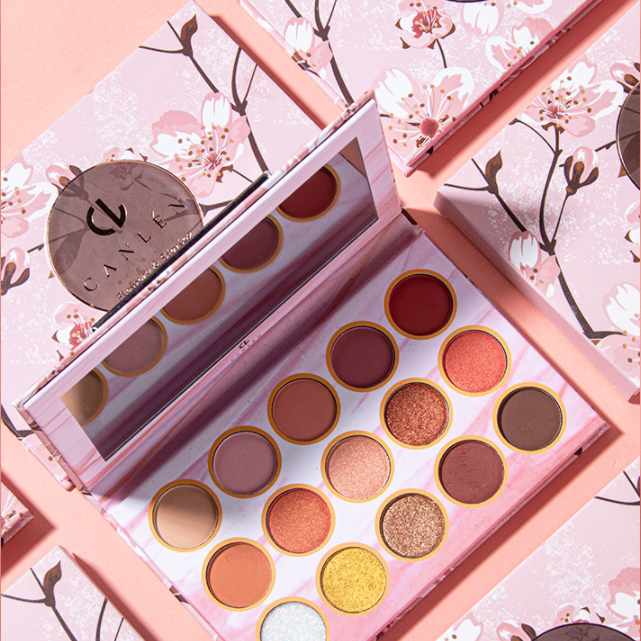 New Natural Glitter Cream 15 Eye Shadow Make Up Pallet Nude High Pigment Private Label Neon Color Makeup Matte Eyeshadow Palette