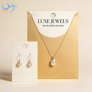 Cartoncini Espositori Personalizzati con Logo per Gioielli, Cartoncini Forati per Collane e Orecchini, Etichette e Cartoncini per Confezioni di Gioielli - Product Image 5