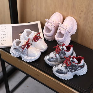 Zapatillas deportivas para niñas, estilo coreano, transpirables, ligeras, con doble malla, novedad de primavera, modelo Torre Dad. - Product Image 1