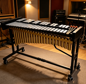 Marimba d'entraînement Yonghe à 3, 4 ou 5 <span class=keywords><strong>octaves</strong></span>, en métal noir et rouge, écologique, pour enfants, instrument de percussion musical, <span class=keywords><strong>Xylophone</strong></span> - Product Image 1
