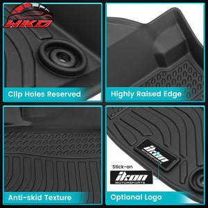 Alfombrillas antideslizantes para Hyundai Santa Fe Hybrid 2024-2025, para todo tipo de clima, TPE, moldeadas en 3D, impermeables - Product Image 3