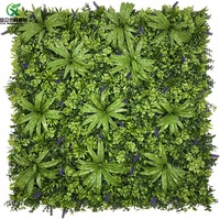 Cloison d'intimité mur de haie artificielle plante topiaire gazon toile de fond mur panneaux de buis avec protection UV