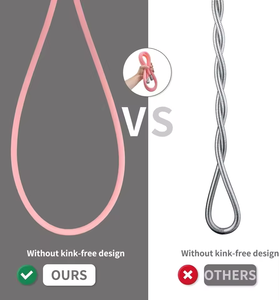 Manguera de Ducha de Acero Inoxidable de Alta Presión Personalizada, Ultra Flexible, Moderna, de Repuesto para Baño, de 1.5m, 2m, 3m, Color Rosa - Product Image 3