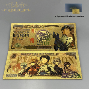 10 types de billets de banque japonais en EVA, plaqués or 24 carats, pour collection - Product Image 3