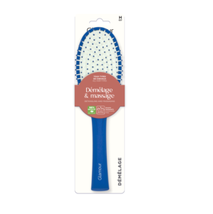 Brosse démêlante et massante pour usage domestique, coiffage quotidien, démêlage doux, brosse à cheveux essentielle recyclée - Product Image 5