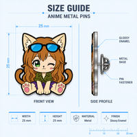 Épingles en métal d'anime, badges de dessin animé, boutons mignons, broches en métal, artisanat en métal, épingles en émail d'anime dur pour chemise, épingles de revers pour souvenir