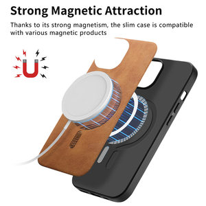 Funda de teléfono Cortex de carga inalámbrica de lujo para Xiaomi Poco C65 M6 X6 para Redmi Note 13 Pro Plus K70 <span class=keywords><strong>A3</strong></span> 13C cubierta de parachoques magnético - Product Image 3