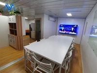 Caravanes Tiny de Luxe Préfabriquées Pliables Parcs 2 Chambres à Coucher 20 pieds Maison Conteneur Extensible Mobile Transportable Utilisation Répétée