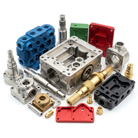 Piezas de Aluminio Anodizado de Alta Calidad para Máquinas CNC, Fresado, Torneado, Accesorios de Mecanizado CNC de Latón y Acero Inoxidable