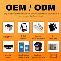 Terminal Punto de Venta Multifuncional de Escritorio con Pantalla Dual de 10.1 Pulgadas, Reconocimiento Facial/Huella Dactilar, Escaneo de Códigos QR y Lector de Códigos de Barras