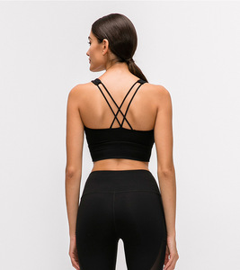 <span class=keywords><strong>Hot</strong></span> Sexy Girls <span class=keywords><strong>Fitness</strong></span> Ladies Girls Running Gym Sports Yoga Bra Tops para mujeres - Product Image 4