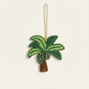 Decoración de pared colgante Tree Zari con hilo metálico, cuentas y borlas – Decoración étnica india tradicional para el hogar y la oficina - Product Image 1