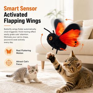 ZMaker 2026 Nouveau jouet papillon intelligent à détection de mouvement, jouet interactif pour chat, papillon électrique pour chat, adapté aux jeux en intérieur - Product Image 4