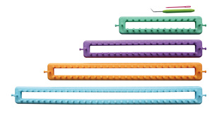 Thủ công Phụ kiện sáng tạo dệt Kit Crochet đan khung dệt Set cho Khăn Choàng Áo len chiếc khăn thêu vá - Product Image 2