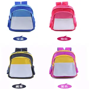 Desain Kustom Tas Anak-anak Ukuran Besar Sublimasi Ransel Kosong/Tas Sekolah/Tas Buku Anak untuk Hadiah Natal