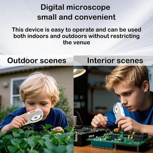 Microscopio Digitale Portatile con Schermo IPS da 2.0 Pollici, Fotocamera 2MP, Ingrandimento Fisso <span class=keywords><strong>500x</strong></span>, 8 Luci LED Regolabili a 3 Livelli, USB - Product Image 5