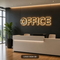 Lettres en relief rétroéclairées par LED personnalisées, signalétique en acrylique et acier inoxydable pour la publicité automobile, décoration, étanches IP65, personnalisables