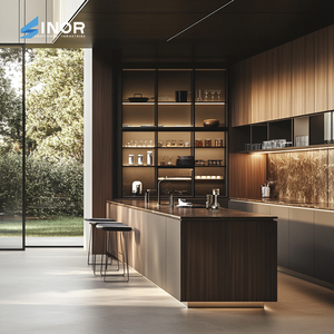 ตู้ครัวขนาดกะทัดรัดแบบกำหนดเองประหยัดพื้นที่โต๊ะทำงานแบบพับได้ลิ้นชักดึงออกสตูดิโออพาร์ทเมนต์ห้องครัวขนาดเล็ก - Product Image 4