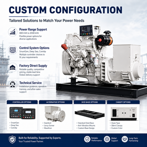 Générateur d'électricité 800KVA 160kw, Générateur marin 640KW - Product Image 3
