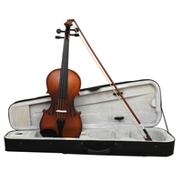 Prix de gros Violon acoustique professionnel 4/4 en épicéa Astonvilla AV-526 mat avec étui