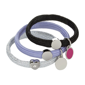 Logo personalizzato Ciondoli Elefante Cuore Banana Charms In Metallo Decorato Legami Elastici Dei Capelli Fasce Per Capelli Legami Dei Capelli Del Braccialetto - Product Image 6