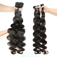 Extension de Cheveux Vierge Brésiliens Grade 9A Styles Importés de Chine Ondulés