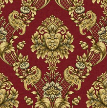 Estate 3D carta da parati in vinile rivestimento murale, disegni damascati decorazione per la casa carta da parati moderna PVC disegno grafico geometrico 53cm - Product Image 5