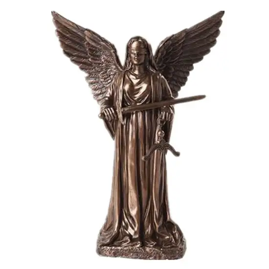 Personalizado decoração ao ar livre tamanho de vida bronze ou bronze parque de jardim escultura de anjo