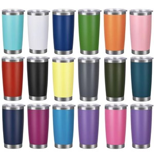 Vaso Térmico de Acero Inoxidable de Doble Pared de 20oz al por Mayor, con Tapa y Personalización, para Café y Agua, Tazas Personalizables - Product Image 2