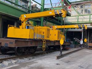 Bán chạy nhất đường sắt phá hoại đường sắt gắn cẩu hệ thống QPC-I Mạng Kính thiên văn đường sắt sự cố cần cẩu trên không cần cẩu - Product Image 2