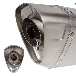 Système d'échappement complet modifié pour <span class=keywords><strong>CFMOTO</strong></span> <span class=keywords><strong>450</strong></span> <span class=keywords><strong>SR</strong></span> 450sr ligne de moto tuyau de liaison avant en acier inoxydable connecter silencieux avec couvercle - Product Image 3