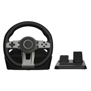 <span class=keywords><strong>Volant</strong></span> de course à 270 degrés et pédales, ensemble complet pour jeux PC filaires USB, Switch/S4/S3/X Ox One/X Bx 360 - Product Image 2