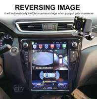 Radio de Coche de 12.1 Pulgadas con Pantalla Táctil Android 15 para X-Trail Qashqai 2014-2019, Navegación GPS, Asistencia de Marcha Atrás y Reproductor de CD con DSP