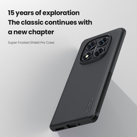 Nillkin marque Super givré bouclier Pro série PC + TPU étuis de téléphone portable pour Xiaomi Redmi Note 14 Pro / 14Pro Plus couverture arrière